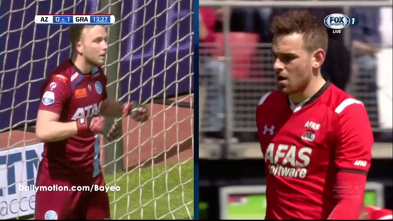 Vincent Janssen Goal HD - AZ Alkmaar 1-1 Graafschap - 01-05-2016