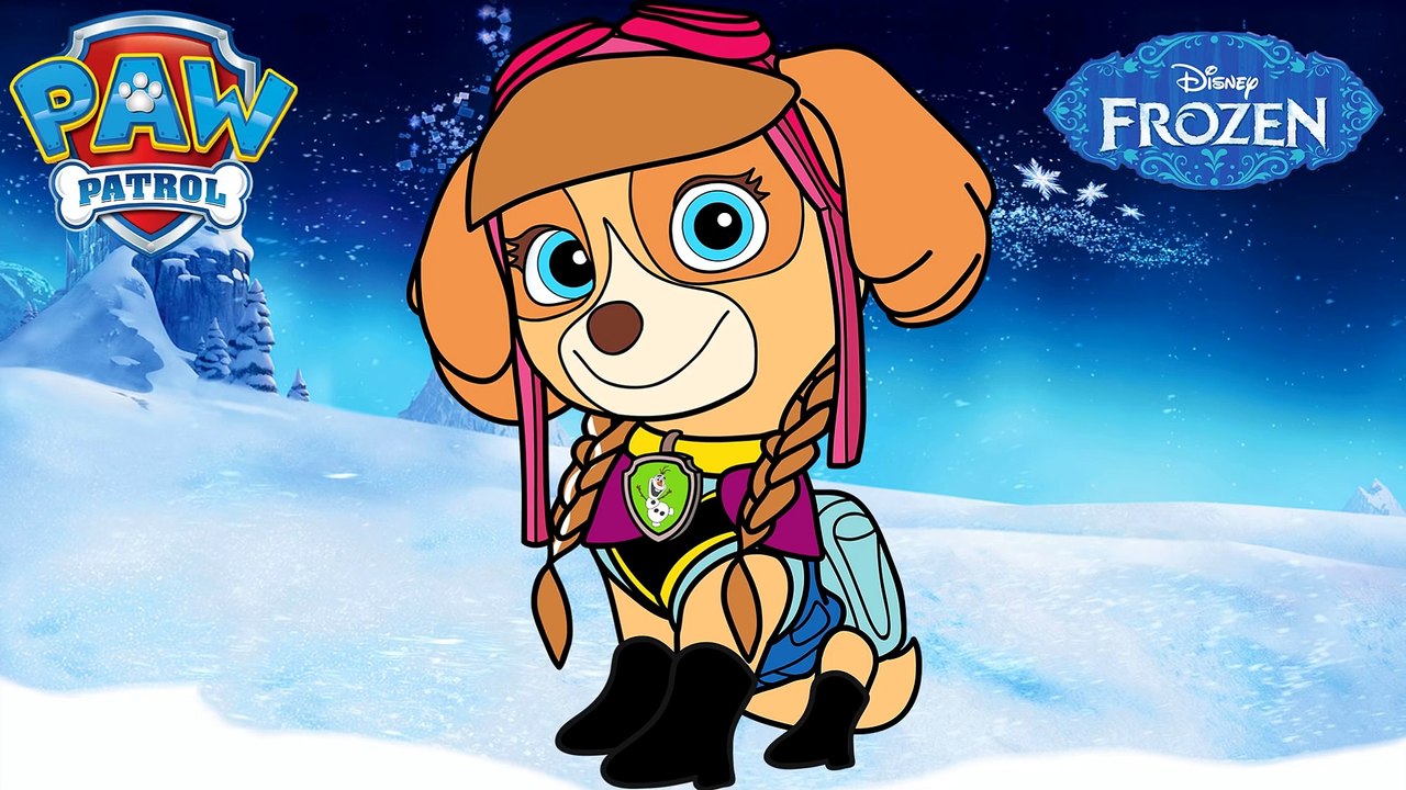 Paw Patrol DEADPOOL - Paw Patrol DISNEY FROZEN ANNA _ Superheroes Transforming CHASE & SKYE