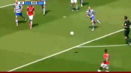 Janssen Penalty GOAL (1:1) AZ Alkmaar vs Graafschap 01/5/2016