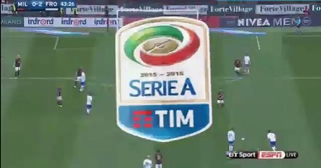 Oliver Kragl Amazing Goal HD - Milan 0-1 Frosinone - 01.05.2016