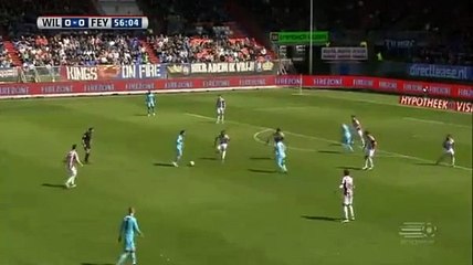 Achahbar GOAL (0_1) - Willem II vs Feyenoord 01_05_2016