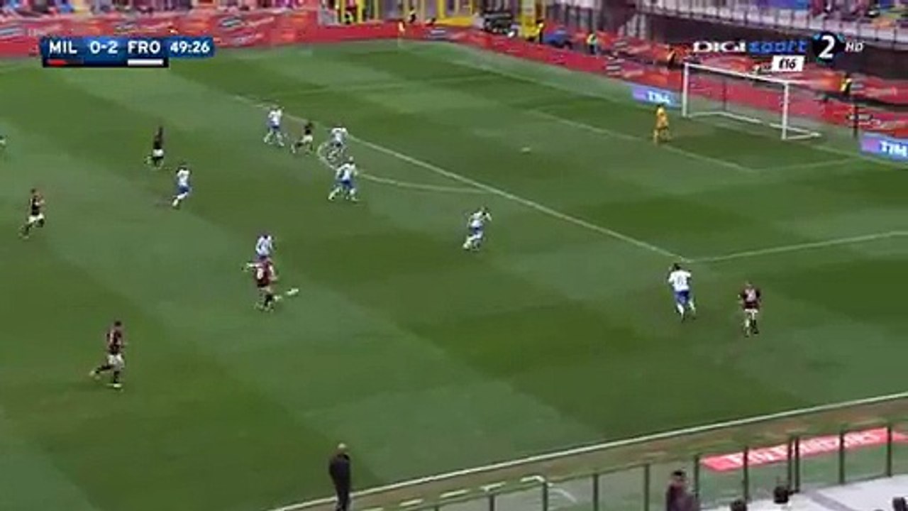 1-2 Carlos Bacca Goal HD - AC Milan vs Frosinone - 01-05-2016