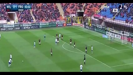 Oliver Kragl Amazing Freekick Goal ~ AC Milan vs Frosinone 0-2 01.05.2016