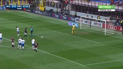 PENALTY MISS Mario Balotelli - Milan 1-3 Frosinone serie A