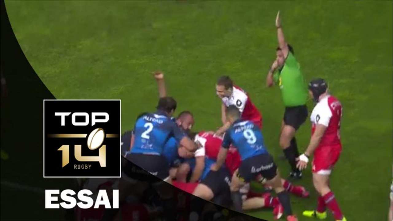 TOP 14 – Montpellier – Grenoble: 51-10 Essai de Davit KUBRIASHVILI (MON) – J22 – Saison 2015-2016