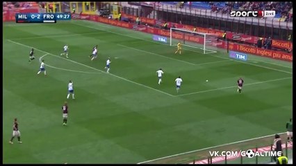 Carlos Bacca Goal HD - AC Milan 1-2 Frosinone - 01-05-2016