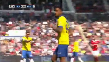 De Jong GOAL (2:1) - PSV vs Cambuur 01/5/2016