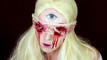 Blind Seer SFX Halloween Makeup Tutorial | Jordan Hanz / Courtney Little
