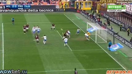 Luca Antonelli  Amazing Goal - AC Milan 2 - 3 Frosinone 01.05.2016