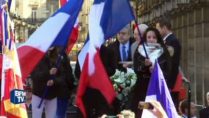 Jean-Marie Le Pen offensif lors du contre-rassemblement du 1er mai