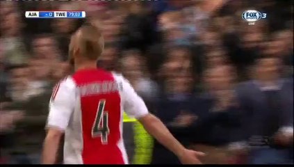 Mike van der Hoorn Goal HD | Ajax 2-0 Twente  - 01-05-2016