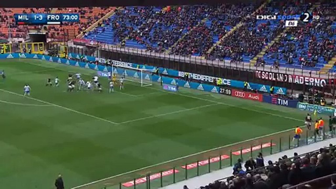 Luca Antonelli Goal HD - AC Milan 2-3 Frosinone - 01-05-2016