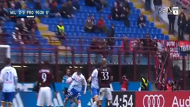 Jeremy Menez Goal ~ AC Milan vs Frosinone 3-3 01.05.2016