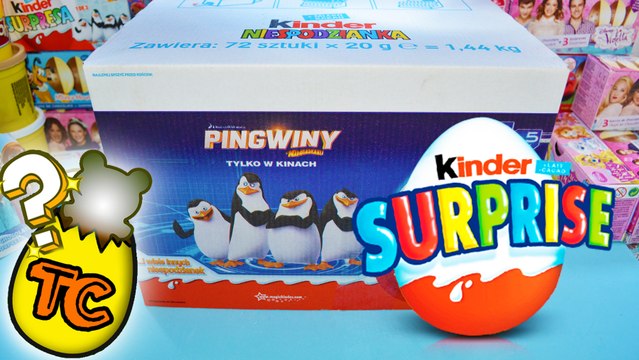 PENGUINS OF MADAGASCAR Surprise Box with Kinder Eggs Surprise for Children | Toy Collector