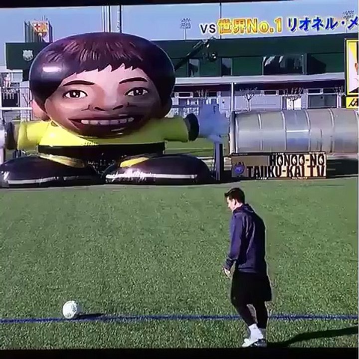Messi'den ilginç gösteri!