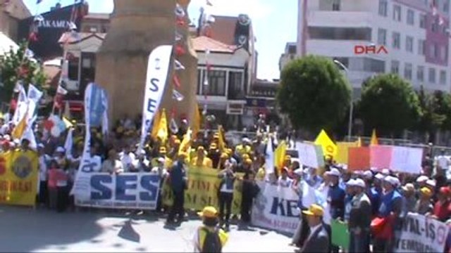 Çorum'da 1 Mayıs Kutlaması