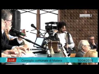 Matera - Consiglio comunale 30 aprile 2016