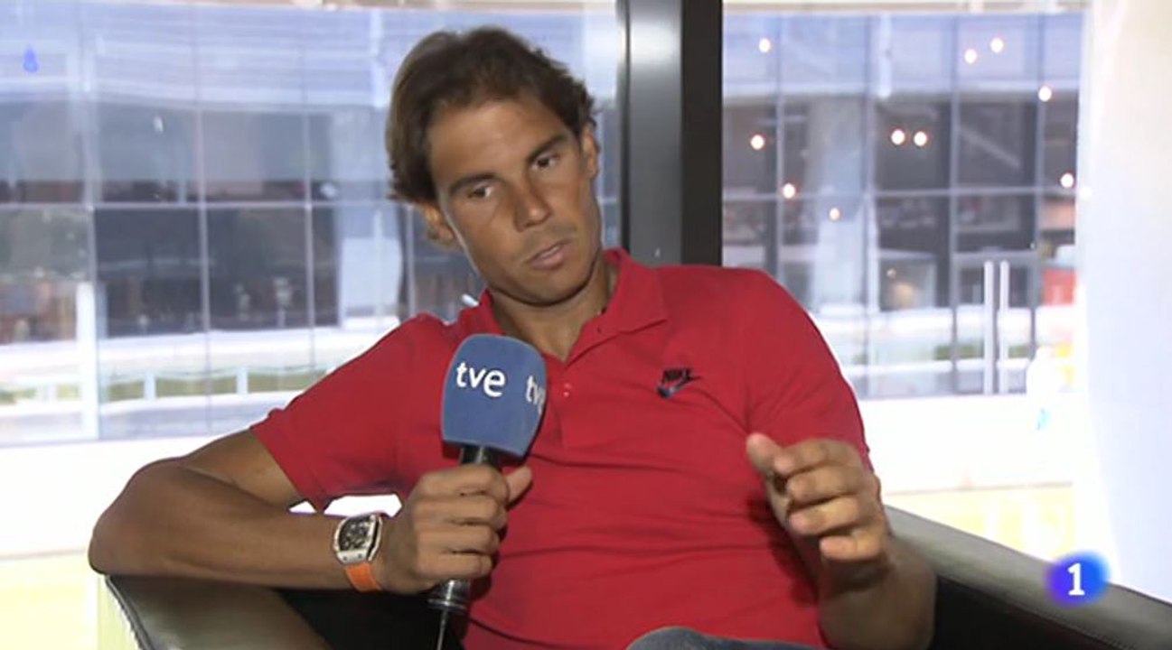 Rafael Nadal Interview at Mutua Madrid Open 2016 (RTVE)