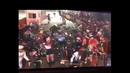 Bisiklet yarışında feci kaza!