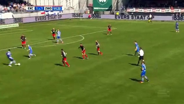 Menig GOAL (1:2) Excelsior vs PEC Zwolle 01/05/2016