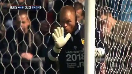 Willems GOAL (5:2) - PSV vs Cambuur 01/5/2016