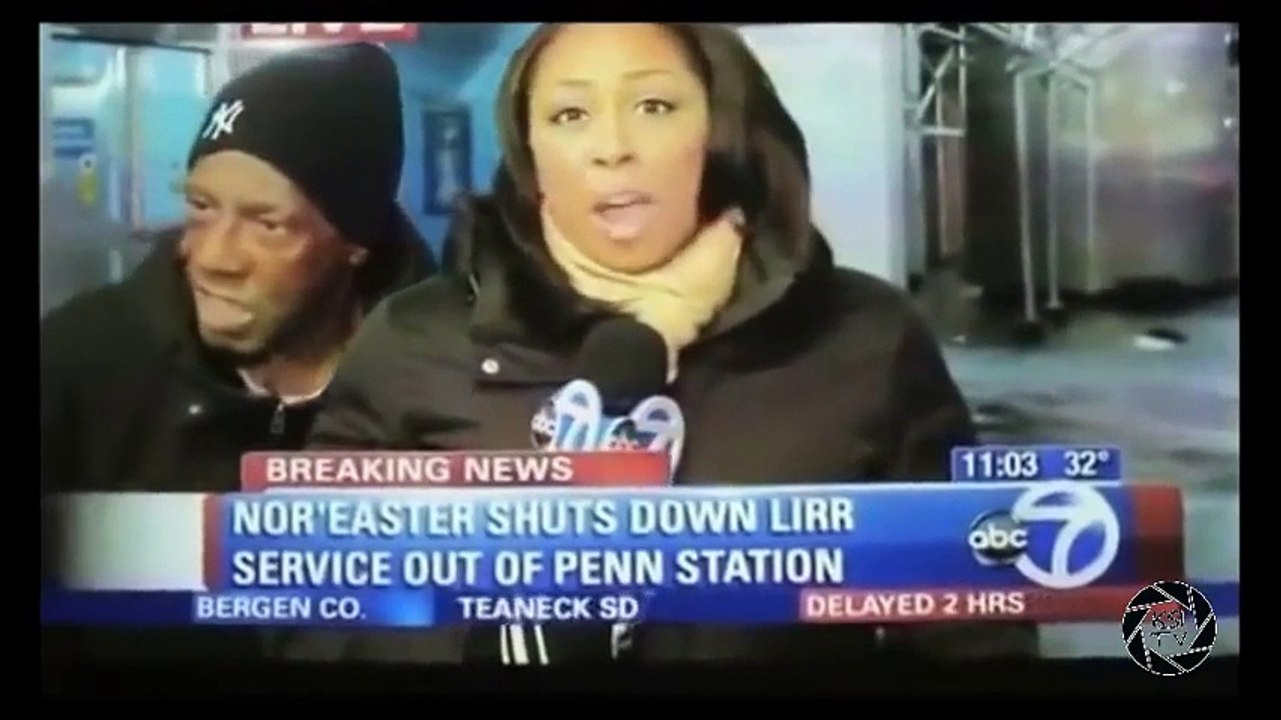 People do funny things on camera...