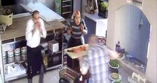 Patlama Sırasında Yakındaki Lokantada Yaşananlar Kamerada