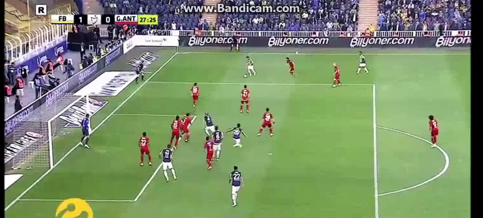 Simon Kjaer GOAAAL - Fenerbahce 1-0 Gaziantep 01-05-2016