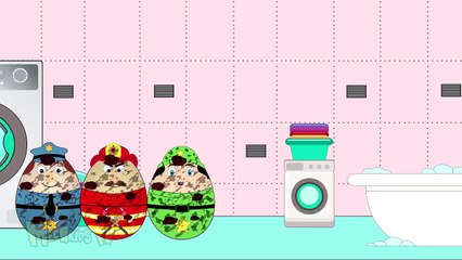 Police Surprise Eggs For Kids - FireFighter Military And Nurse Egg Video For Kids