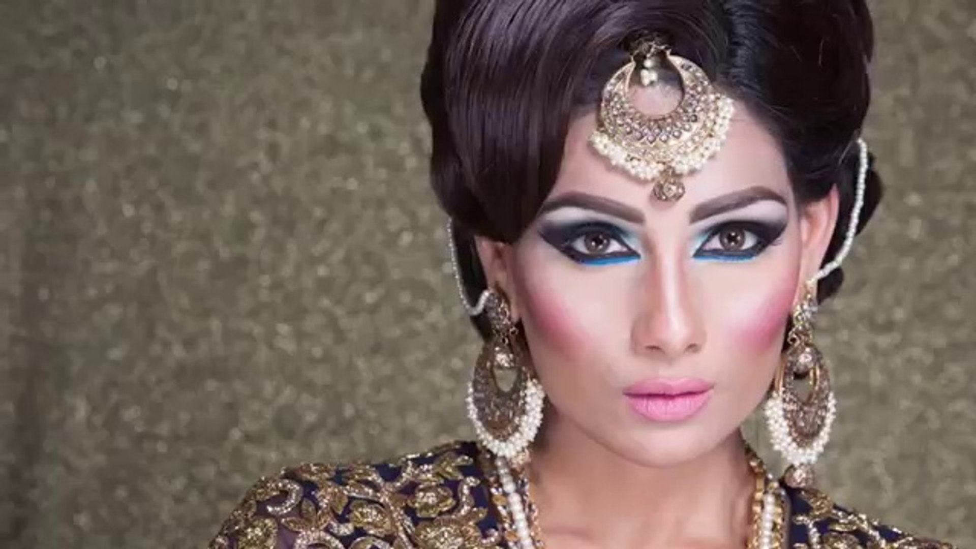 Royal Blue Bridal Makeup ,Indian Weddings, Indian Brides, Indian Outfits,  Indian Bridal Makeup, Asian Bridal, Indian Fashion, Indian Makeup, Indian  Wedding Makeup, Indian Bridal - video Dailymotion