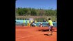 ATP - Mutua Madrid Open 2016 - Wawrinka, Murray et Djokovic à l'entrainement au Mutua Madrid Open