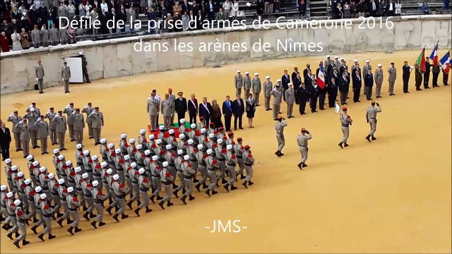 Légion étrangére-Défilé-prise d’armes-Camerone 2016 dans les arênes de Nîmes
