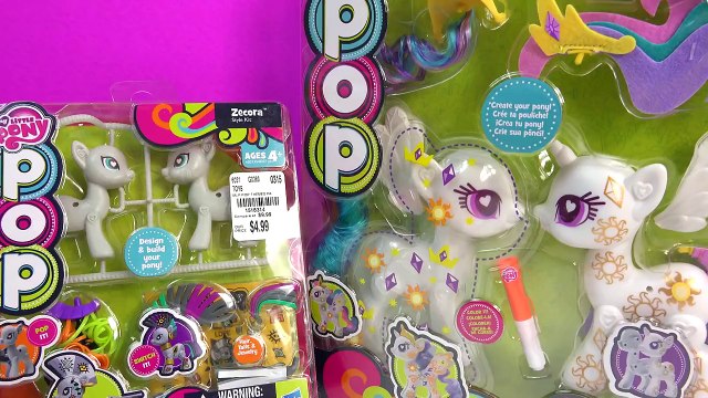 MLP POP My Little Pony Pop Cutie Mark Magic Princess Celestia Zecora Kit Playset Toy Unbox