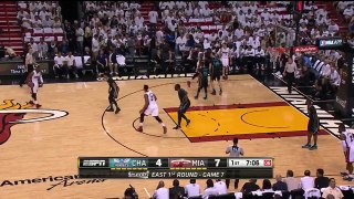 Luol Deng And-One | Hornets vs Heat | Game 7 | May 1, 2016 | 2016 NBA Playoffs
