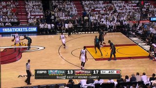 Hassan Whiteside's Thunderous Dunk | Hornets vs Heat | Game 7 | May 1, 2016 | 2016 NBA Playoffs