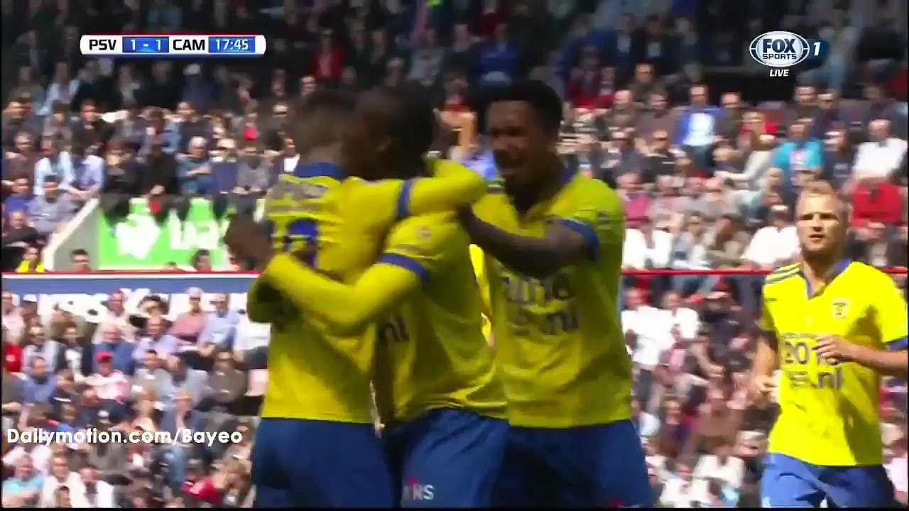 Calvin MacIntosh Goal HD - PSV 1-1 Cambuur - 01-05-2016
