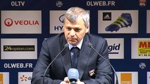 Olympique Lyonnais 2-1 Gazélec FC Ajaccio : les réactions de B. Génésio et de T. Laurey