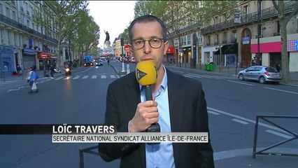 1er mai à Paris : "Les forces de police, les gendarmes, ont été harcelés par des casseurs" - Le 01/05/2016 à 22h00