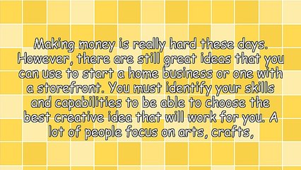 Five Creative Business Ideas