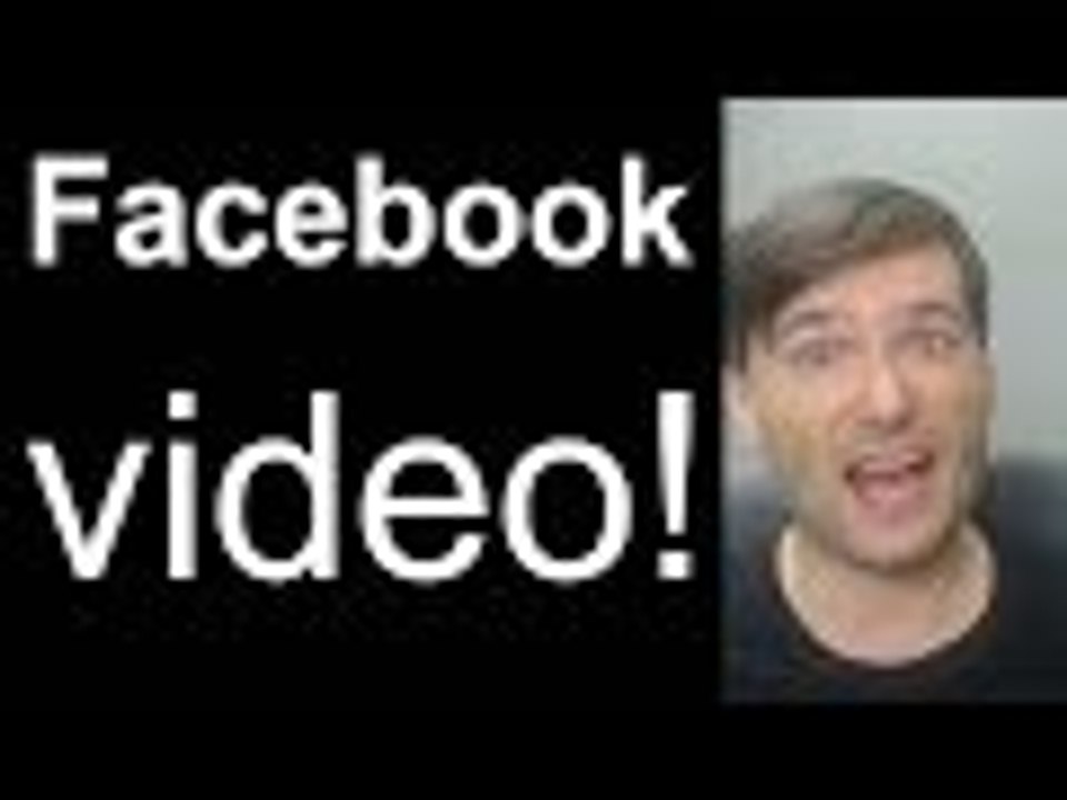 ★ Facebook video!