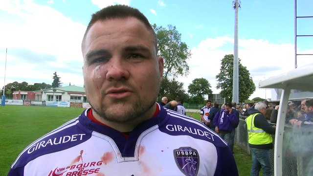 Rugby Fédérale 1 - Cyril Blanchard après USB - Auch