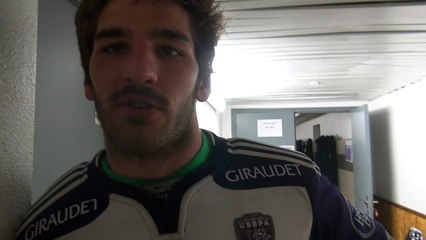 Rugby Fédérale 1 - Loic Mondoulet réagit après USB - Auch