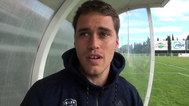 Rugby Fédérale 1 - Jérémy Bourlon réagit après USB - Auch