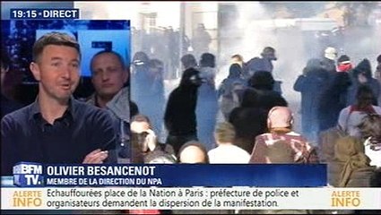 Besancenot Olivier 1 Mai sur BFM TV