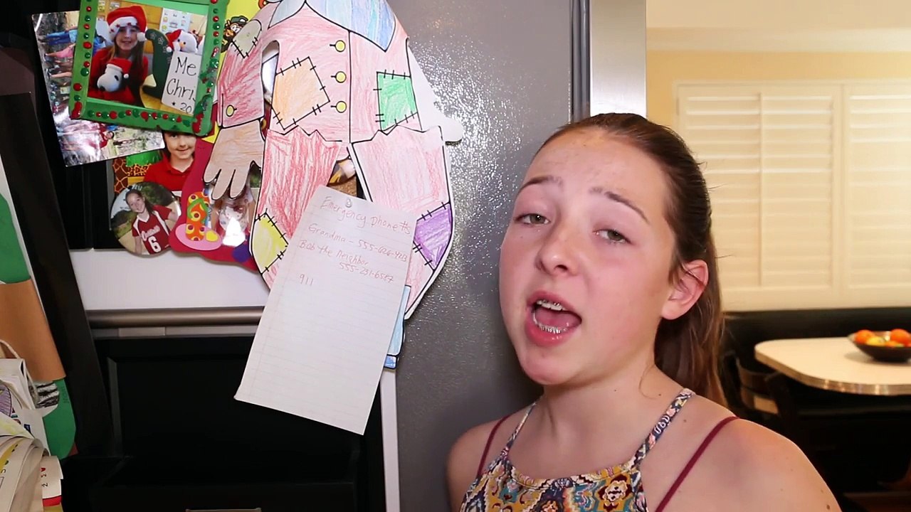 Alexis' First Time Home Alone