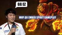 Dota 2 Pro Ranked Game - MVP.QO Ember Spirit Gameplay