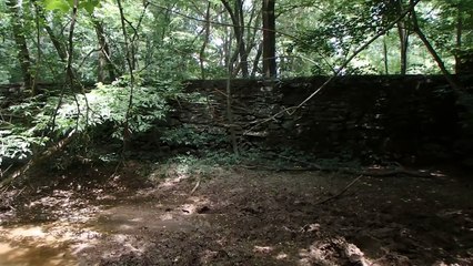 search for gold in the mountain streams using Tool Metal detector