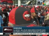 Hondureños exigen al presidente que frene el desempleo