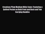 Book Creations Plum Medium Bible Cover: Featuring a Quilted Pocket on Both Front and Back and