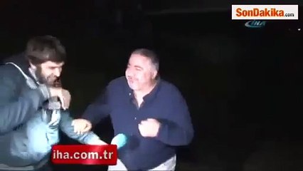 Aracı Sular Altına Gömülünce Gülme Krizine Giren Vatandaş